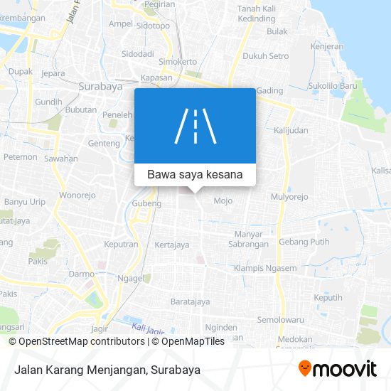 Peta Jalan Karang Menjangan