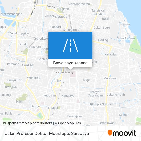 Peta Jalan Profesor Doktor Moestopo