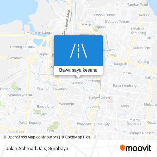 Peta Jalan Achmad Jais