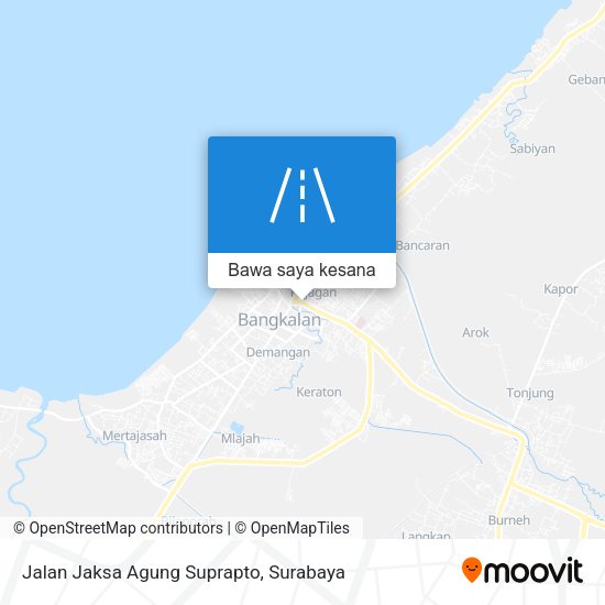 Peta Jalan Jaksa Agung Suprapto