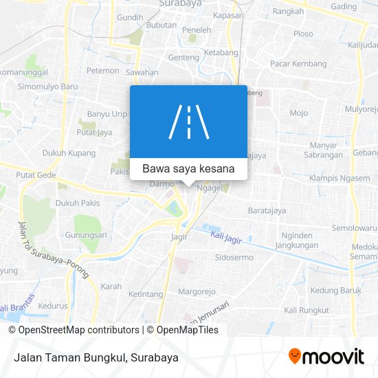 Peta Jalan Taman Bungkul