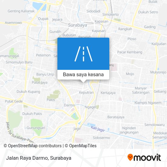 Peta Jalan Raya Darmo