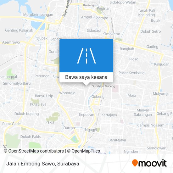 Peta Jalan Embong Sawo