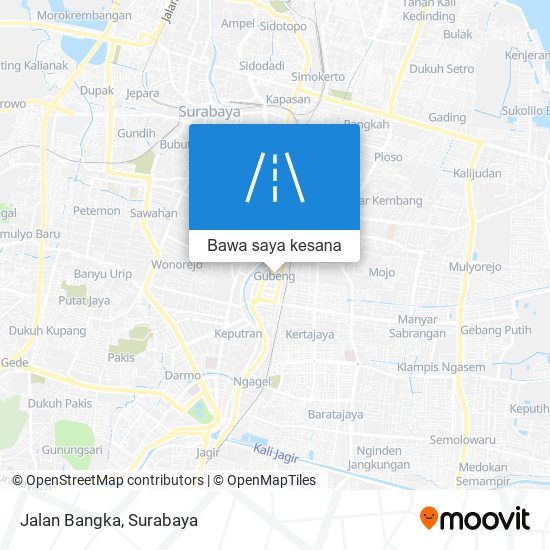 Peta Jalan Bangka