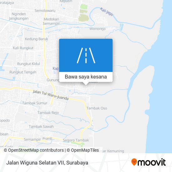 Peta Jalan Wiguna Selatan VII