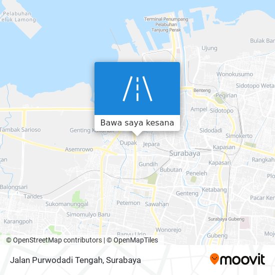 Peta Jalan Purwodadi Tengah