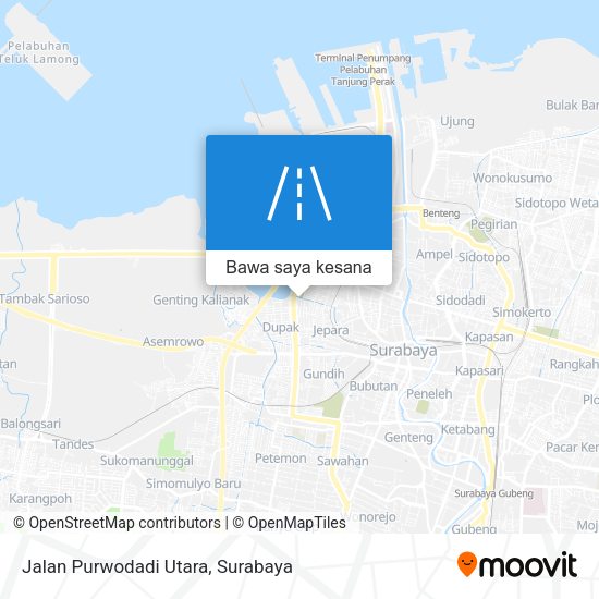 Peta Jalan Purwodadi Utara