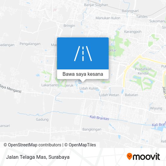 Peta Jalan Telaga Mas