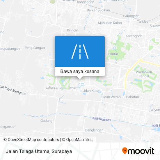 Peta Jalan Telaga Utama