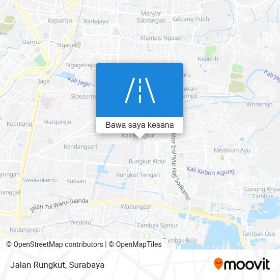 Peta Jalan Rungkut