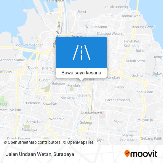 Peta Jalan Undaan Wetan