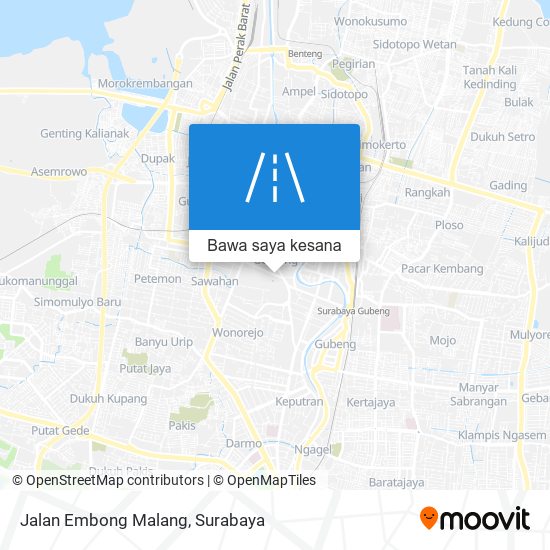 Peta Jalan Embong Malang