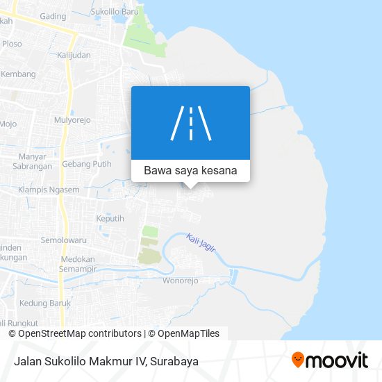 Peta Jalan Sukolilo Makmur IV