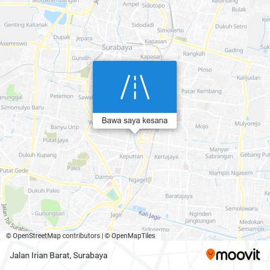 Peta Jalan Irian Barat