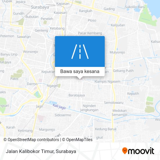 Peta Jalan Kalibokor Timur