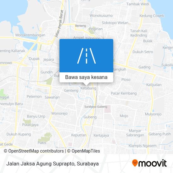 Peta Jalan Jaksa Agung Suprapto