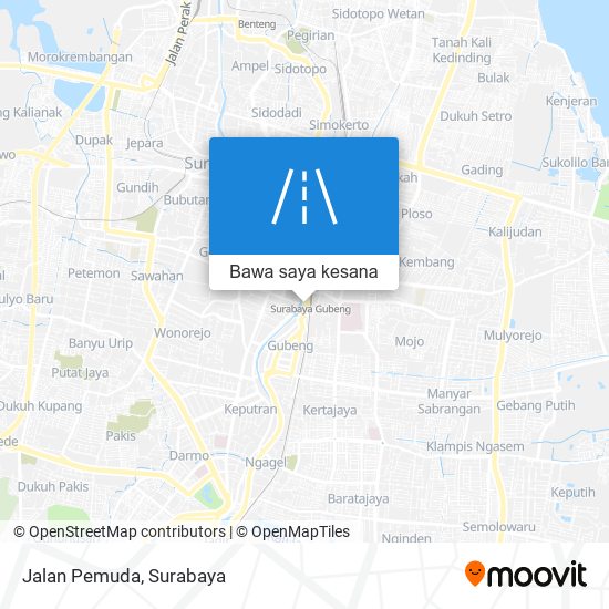 Peta Jalan Pemuda