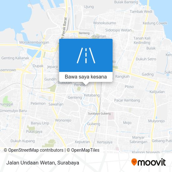 Peta Jalan Undaan Wetan