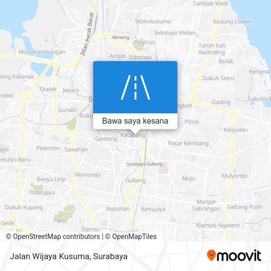 Peta Jalan Wijaya Kusuma