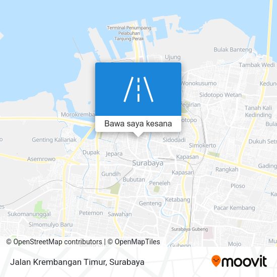 Peta Jalan Krembangan Timur