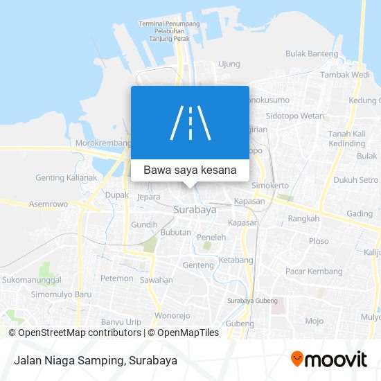 Peta Jalan Niaga Samping