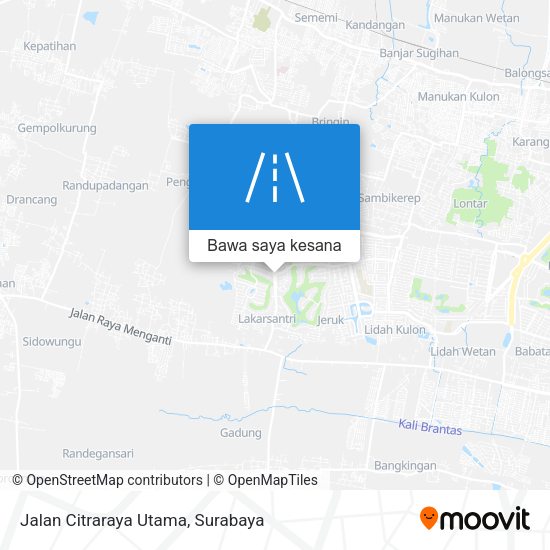 Peta Jalan Citraraya Utama