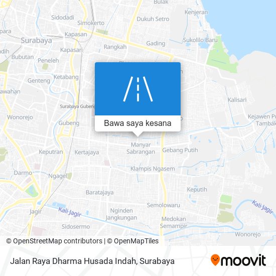 Peta Jalan Raya Dharma Husada Indah