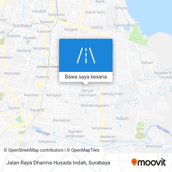 Peta Jalan Raya Dharma Husada Indah