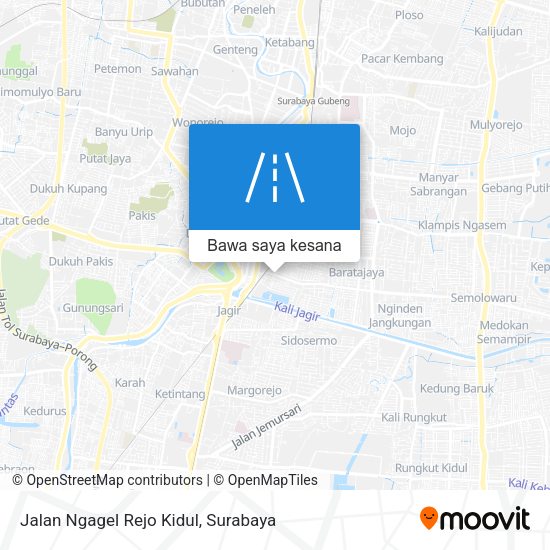 Peta Jalan Ngagel Rejo Kidul