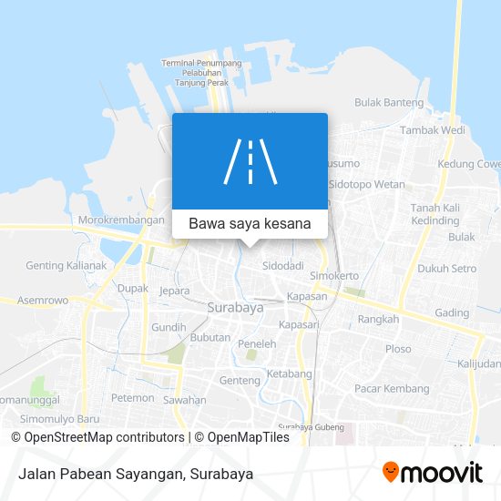 Peta Jalan Pabean Sayangan