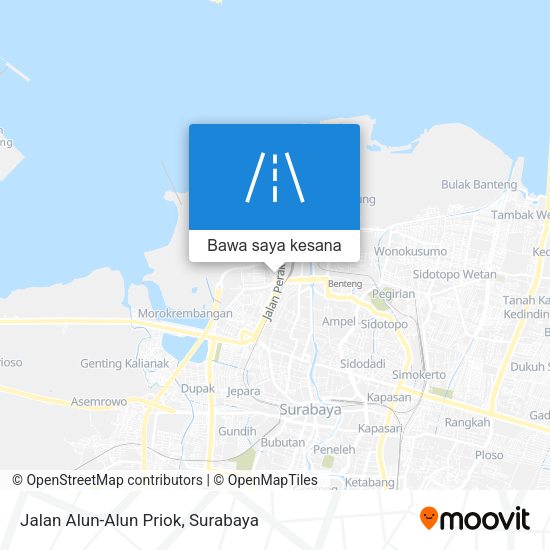 Peta Jalan Alun-Alun Priok