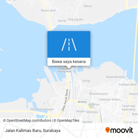 Peta Jalan Kalimas Baru