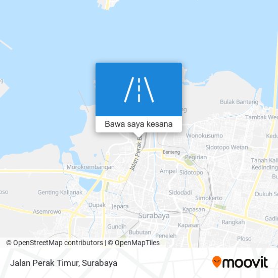 Peta Jalan Perak Timur