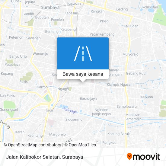 Peta Jalan Kalibokor Selatan