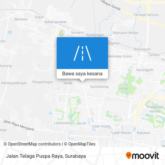 Peta Jalan Telaga Puspa Raya