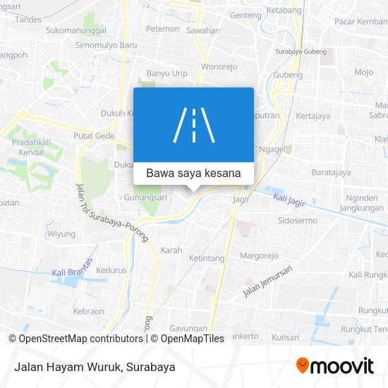 Peta Jalan Hayam Wuruk