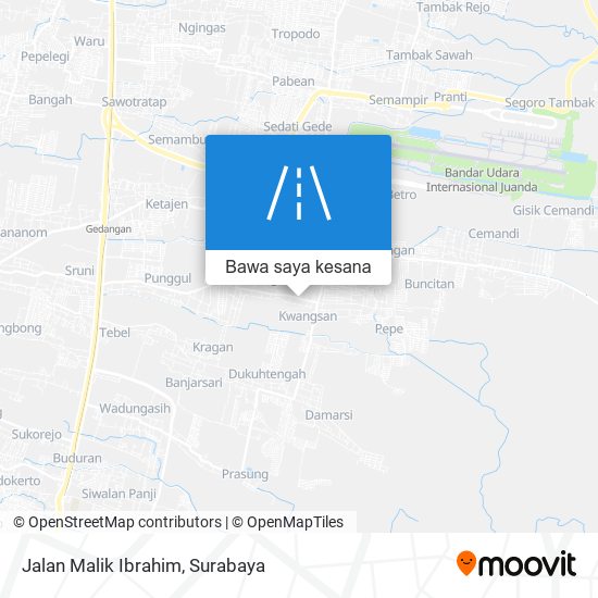 Peta Jalan Malik Ibrahim