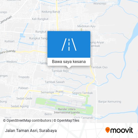 Peta Jalan Taman Asri