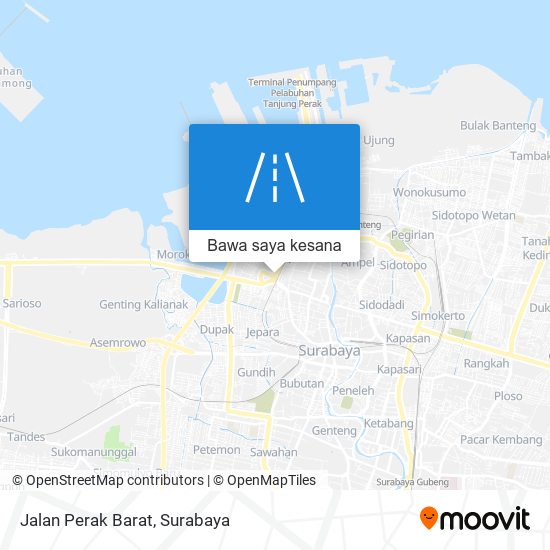 Peta Jalan Perak Barat