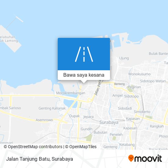 Peta Jalan Tanjung Batu