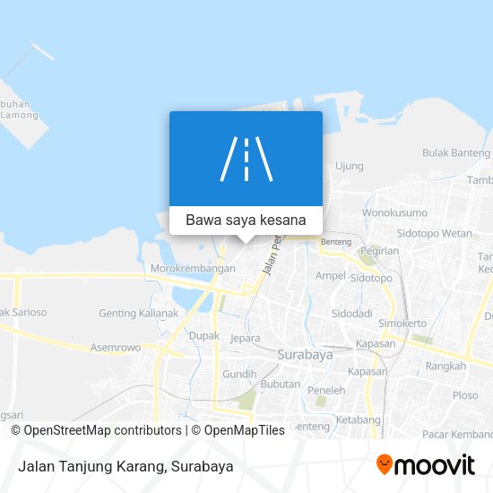 Peta Jalan Tanjung Karang