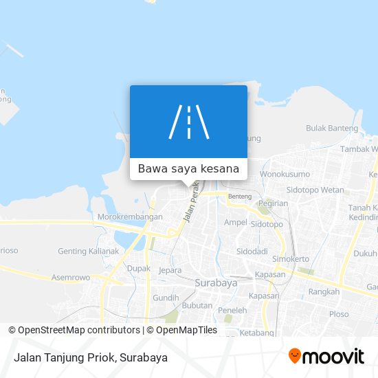 Peta Jalan Tanjung Priok