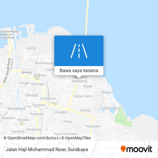 Peta Jalan Haji Mohammad Noer