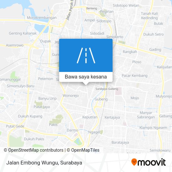 Peta Jalan Embong Wungu