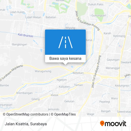 Peta Jalan Ksatria