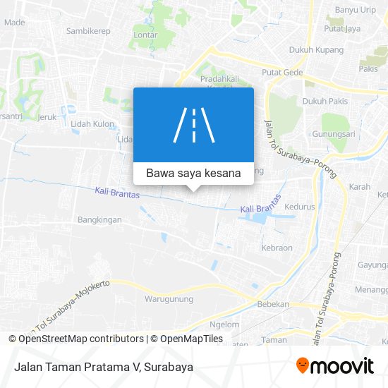 Peta Jalan Taman Pratama V