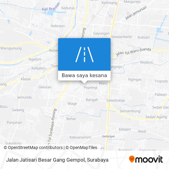 Peta Jalan Jatisari Besar Gang Gempol