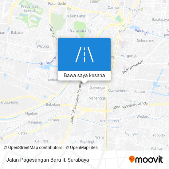 Peta Jalan Pagesangan Baru II