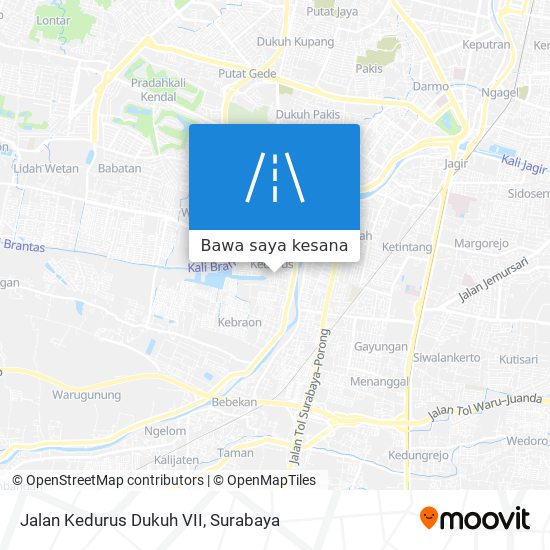 Peta Jalan Kedurus Dukuh VII