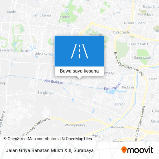 Peta Jalan Griya Babatan Mukti XIII